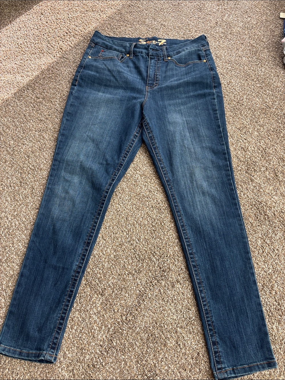 Seven jeans high rise skinny 14
